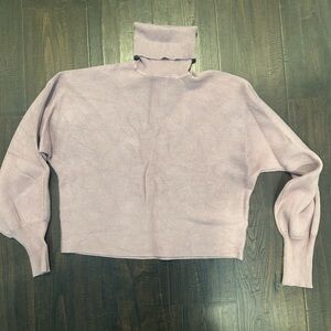 Women's Dusty Rose Turtleneck Sweater